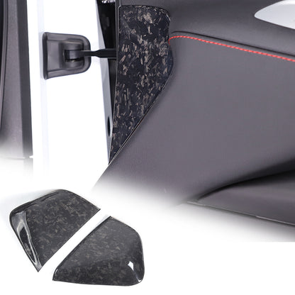 Forged Carbon Fiber Dashboard Side Air Outlet Vent Cover Trim For Corvette C8 17
