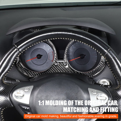 Soft Carbon Fiber Interior Center Console trim Sticker For Nissan Juke 2011-2019 116