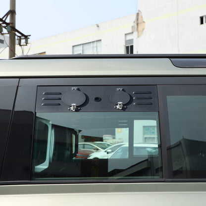 Rear Door Window Louver Air Vent Panel Trim For Land Rover Defender L663 2022 14