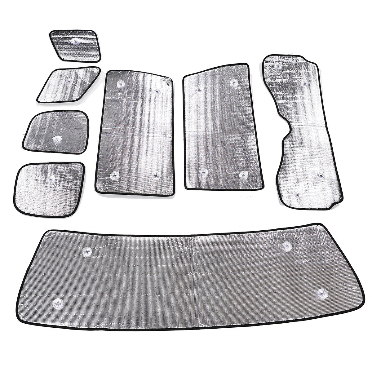 8pcs Full Window Sunshade UV Protection Visor For Toyota FJ Cruiser 2007-2021 8
