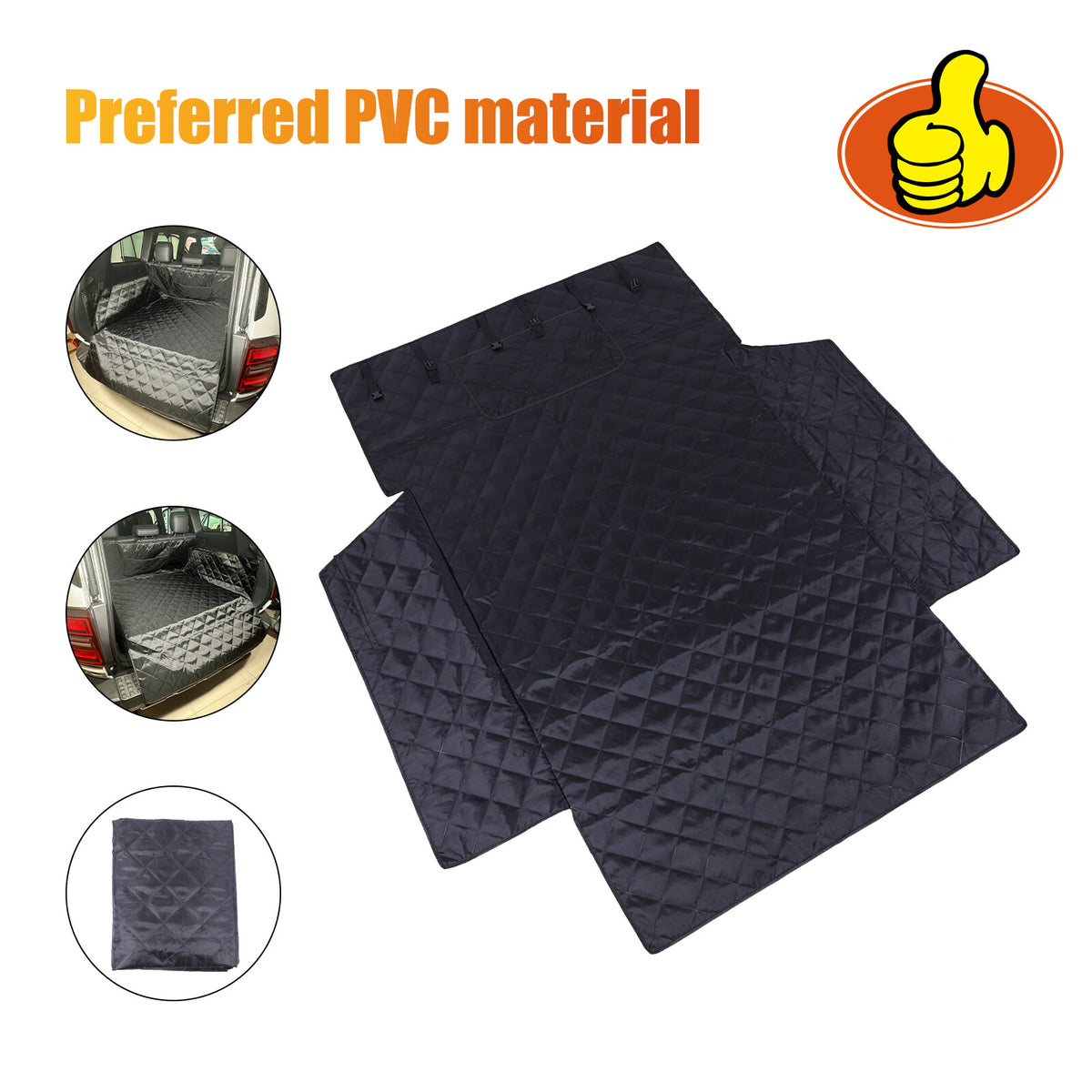 Dog Car Trunk Mat Hammock Pet Seat Cover For Toyota Land Cruiser Prado LC250 24+ 18