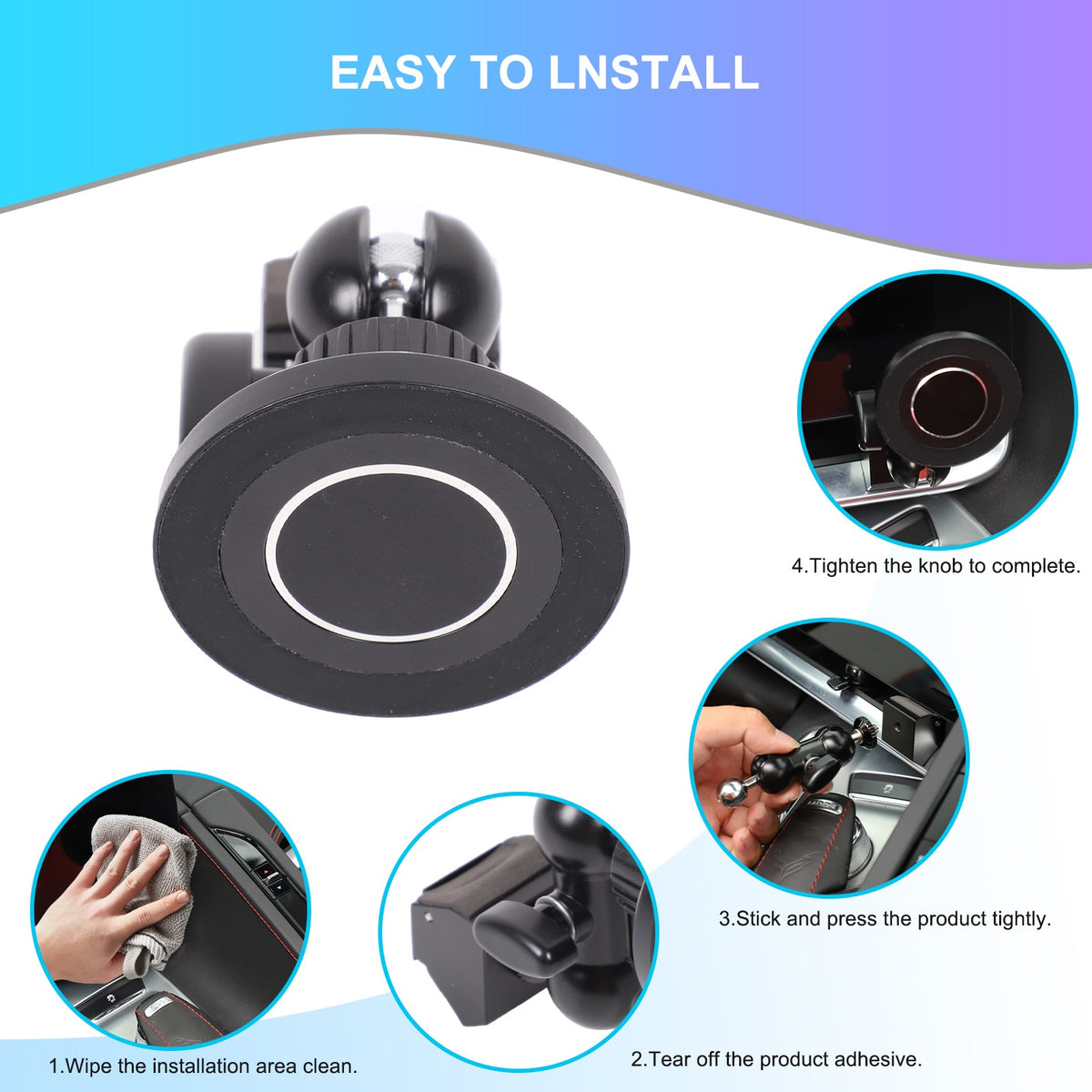 Inner Dashboard Air Vent Phone Holder Mount Bracket For Corvette C8 2020-2025 27