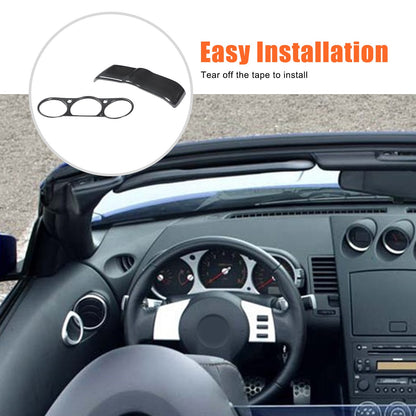 ABS Carbon Fiber Dashboard Instrument Top Trim For Nissan 350Z Z33 2003-06 US 21
