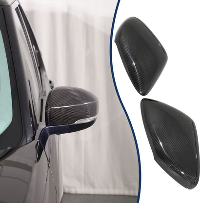 Real Carbon Fiber Rearview Mirror Trim For LR Range Rover Sport L494 14-22 US 19