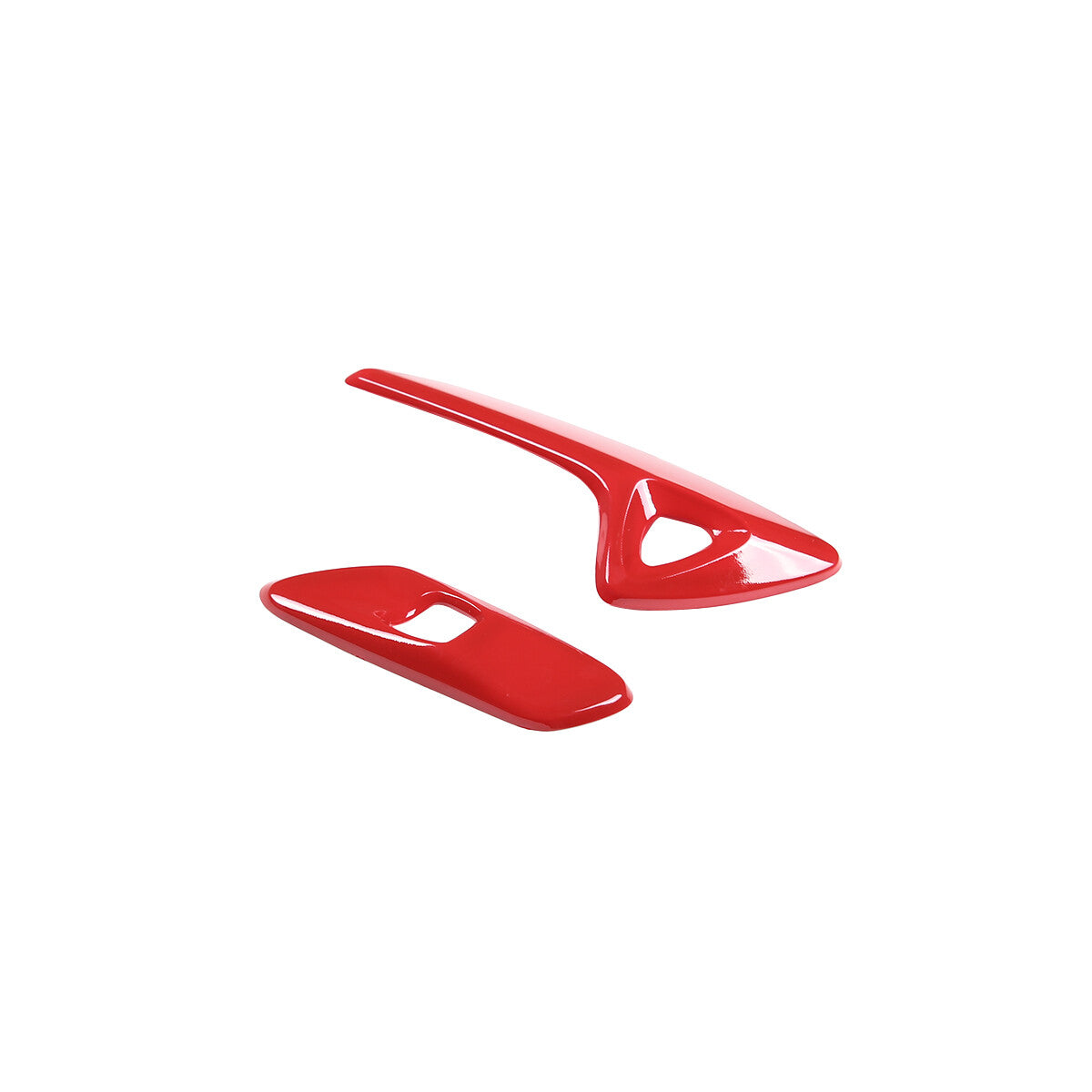 Sports Red ABS Interior Decoration Cover Trim Kit For Corvette C7 2014-19 - Styles 1-5 57
