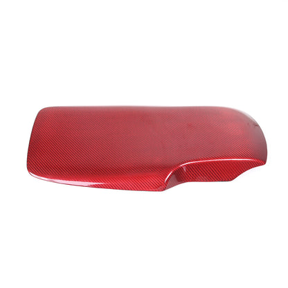 Red Real Carbon Fiber Center Console Armrest Box Cover For Corvette C6 2005-13 15