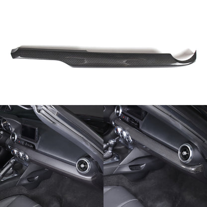 Real Dry Carbon Fiber Interior Center Trim For Mazda MX-5 Miata Convertible 16+ 2