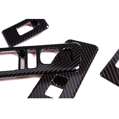 For Hummer H2 2003-07 Window Lift Switch Frame ABS Carbon Fiber Color US 8