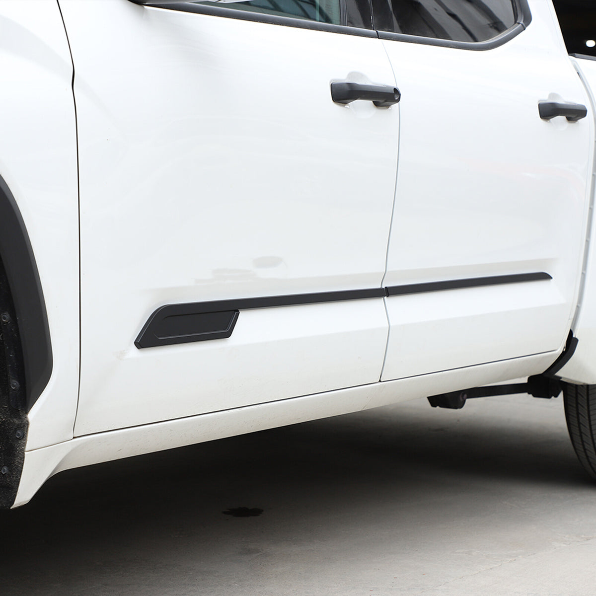 Matte Black Door Side Body Molding Cover Trim For 2022-2025 Toyota Tundra US 2