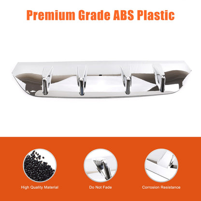 Glossy Silver ABS Rear Bumper Skid Plate For Mercedes-Benz GLC X253 2020-2021 5