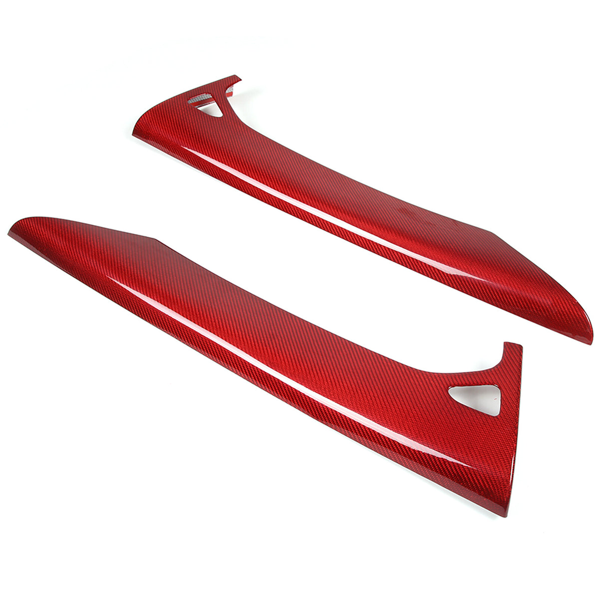 Red Real Carbon Fiber Full Interior Set Decor Trim Kit for Corvette C8 20-25 33