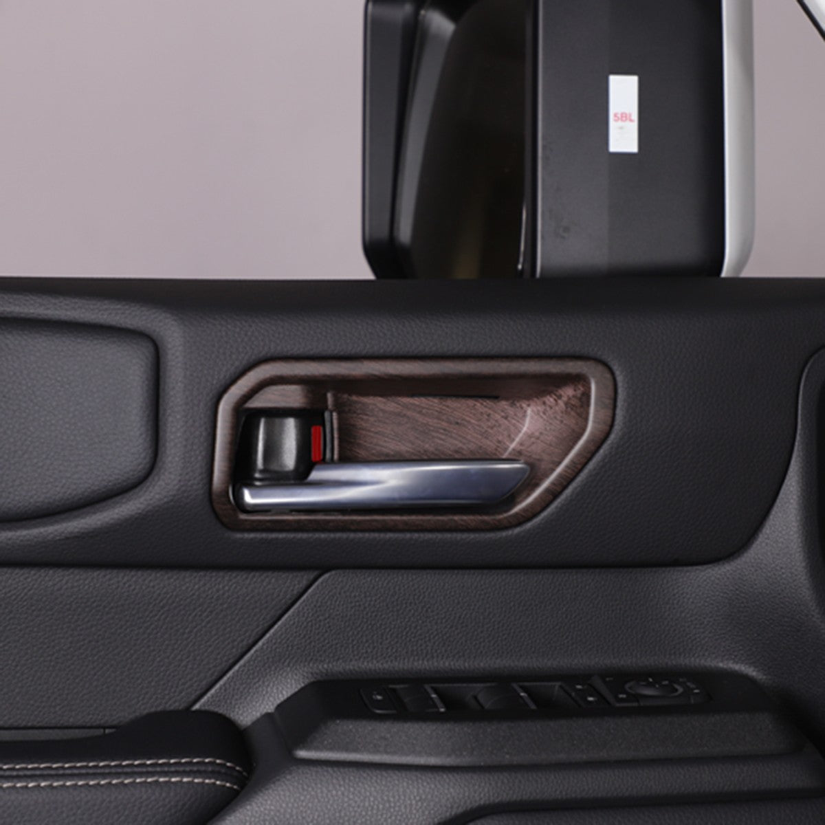 Grain Interior Door Handle Bowl Frame Trim For Toyota Land Cruiser LC250 24+ US 18