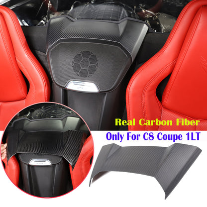 Matte Real Dry Carbon Fiber Interior Decor Trim Cover For Corvette C8 2020+ 75