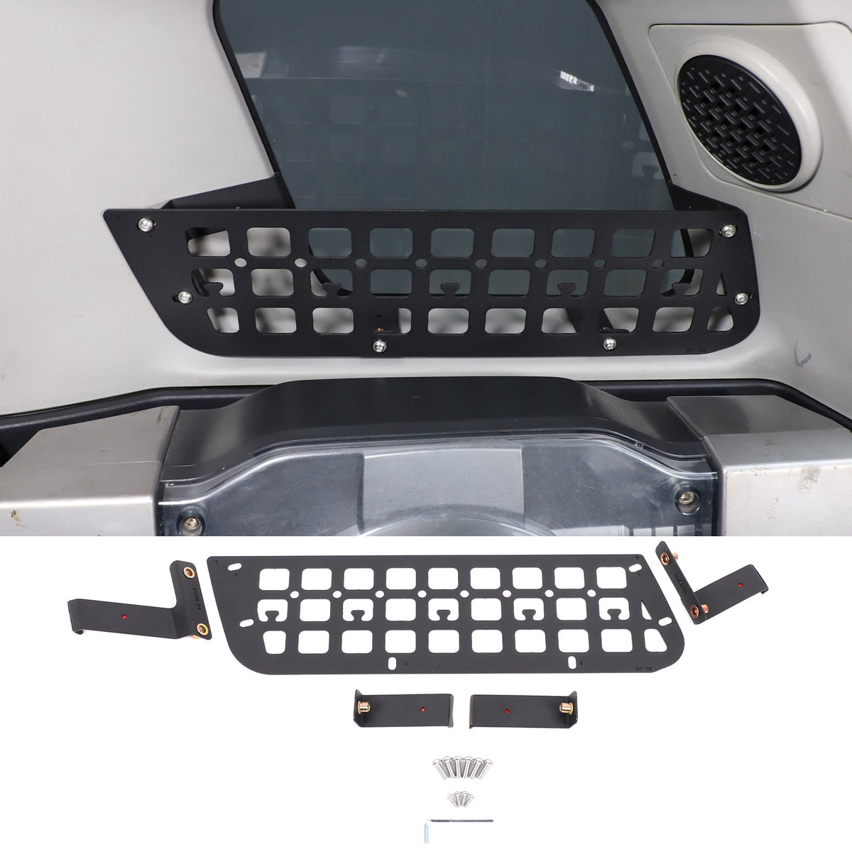 Trunk Left & Right Side Window Storage Molle Panel For Toyota FJ Cruiser 07-21 20