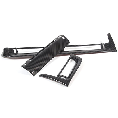 ABS Carbon fiber Center Console air outlet frame Trim For BMW X1 U11 2023-24 6