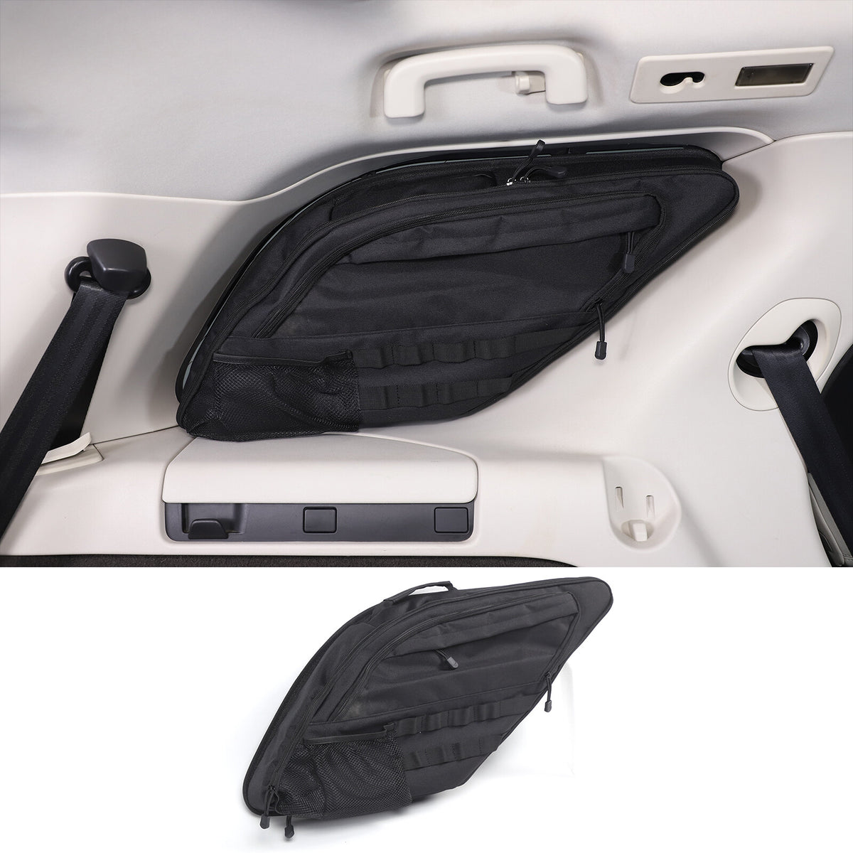 Car Trunk Side Window Storage Bag Tool Bag For Land Rover Discovery 5 2017-23 3