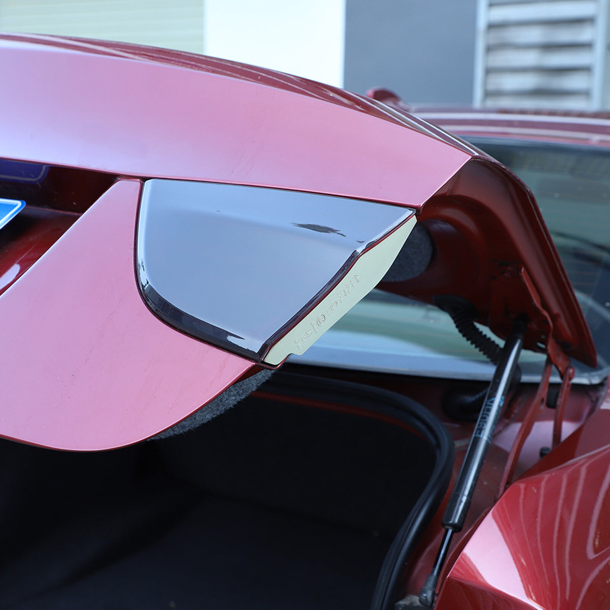 Smoked Black Rear Tail Light Guard Cover Trim Bezels For BMW 3 Series E90 09-12 11