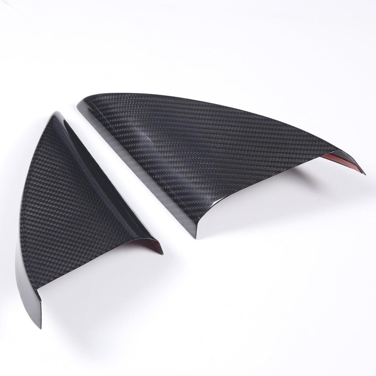 Real Carbon Fiber Inner Triangle A Pillar Trim For Lamborghini URUS 18-23 US 16