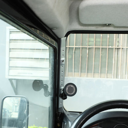 Silver A-Pillar Mount Bracket Holder For Land Rover Defender L316 2004-2018 1