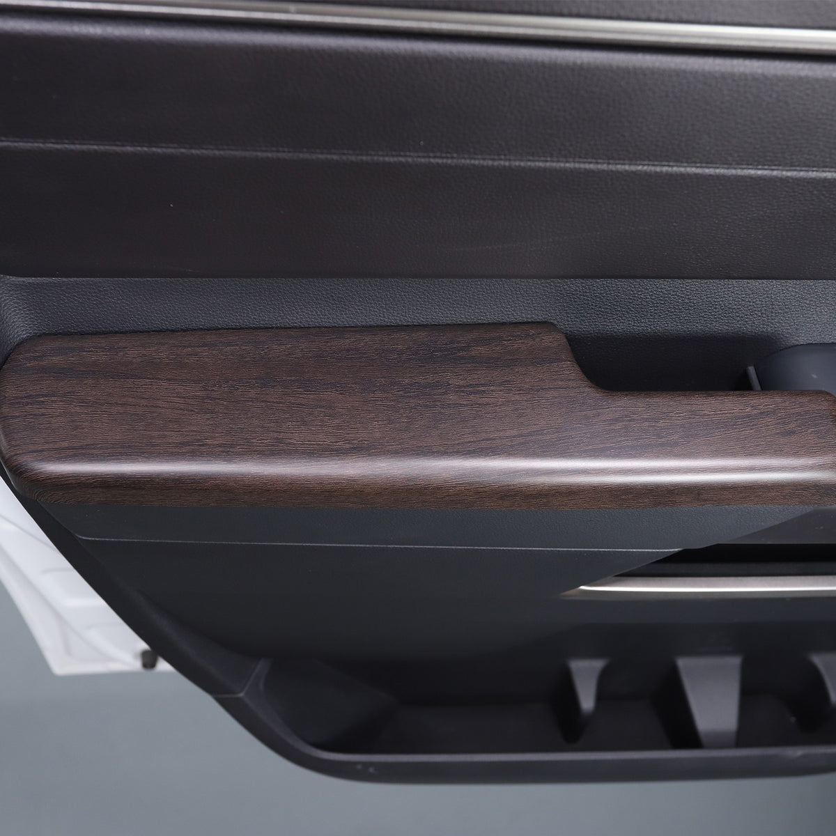 Oak Grain Door Elbow Armrest Trim Cover For Toyota Tundra Sequoia 2022-24 US 12
