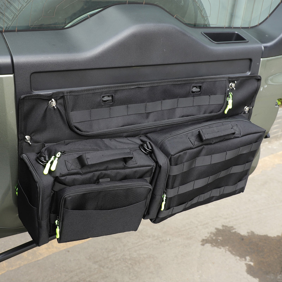 Cargo Rear Door Tailgate Trunk Storage Bag For Land Rover Defender L663 2020+ 17