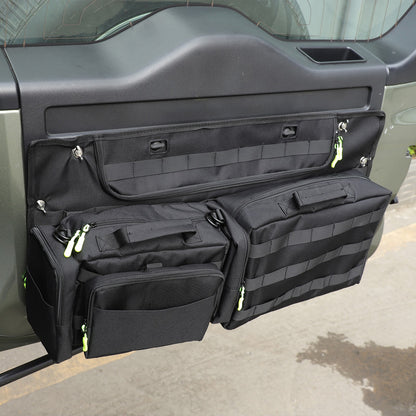 Cargo Rear Door Tailgate Trunk Storage Bag For Land Rover Defender L663 2020+ 17