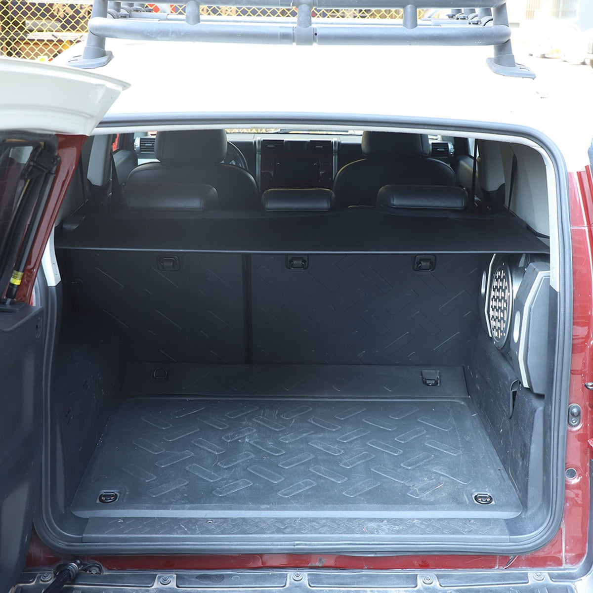 Black Rear Trunk Cargo Cover Sun Shade Sun Visor For Toyota FJ Cruiser 2007-2021 2