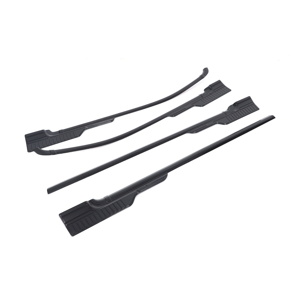 Black ABS Exterior Window Bottom Sill Trim Strip For Toyota Tacoma 2015-2022 14