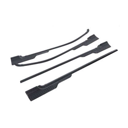 Black ABS Exterior Window Bottom Sill Trim Strip For Toyota Tacoma 2015-2022 14