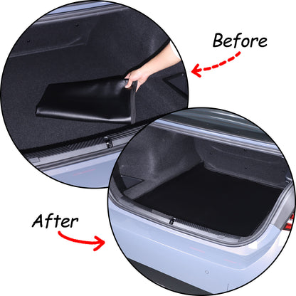 Cargo Trunk Tray Cargo Liner Rear Trunk Floor Mat For BMW 5 Series G60 i5 2024+ 6