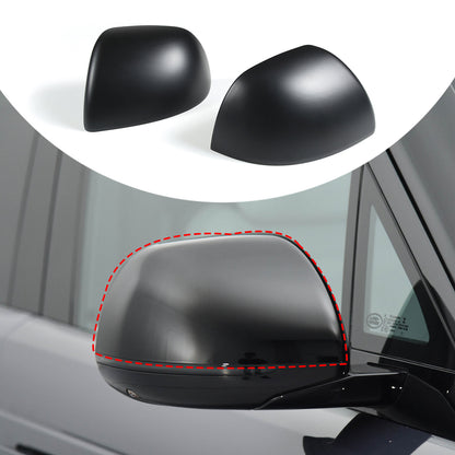 For Range Rover Vogue Sport 2022-23 Matte Black Rear View Mirror Cover Trim Cap 2