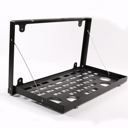 Rear Tailgate Foldable Table Molle Panel Cargo Shelf for LR Defender L663 20-25 12