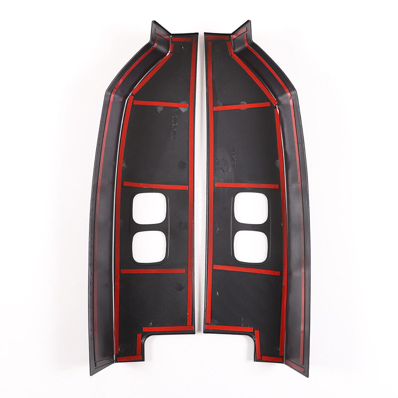 Rear Tail Light Cover Trim For Land Rover Defender 90 110 2020-23 Gloss Black US 17