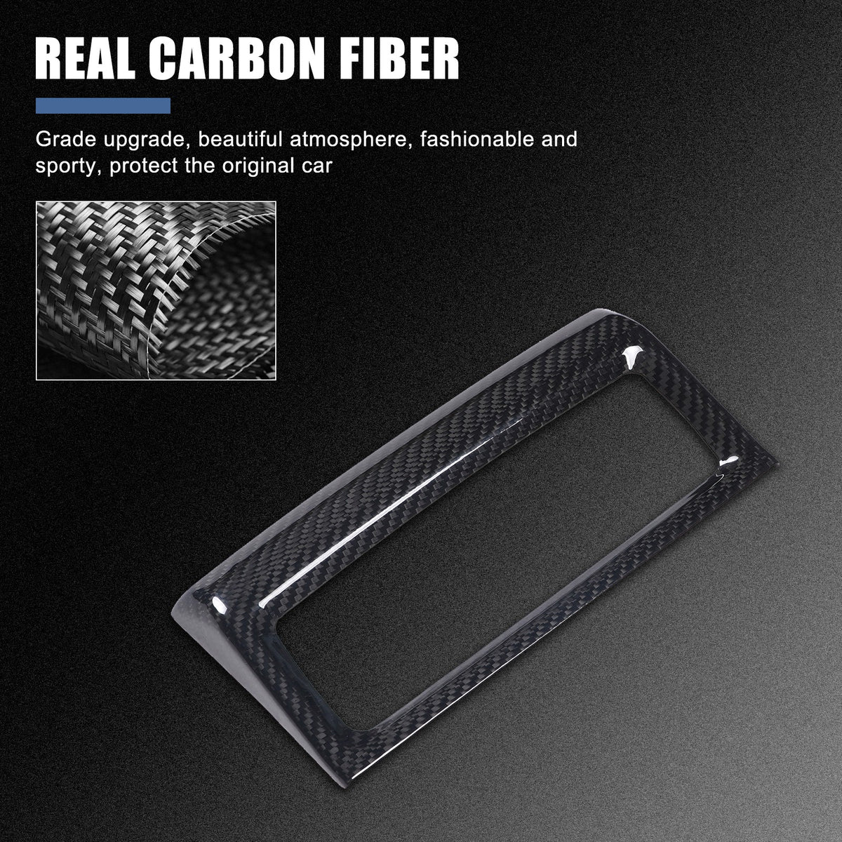 Real Carbon Fiber Rear Air Outlet Frame Trim For Porsche Panamera 972 2024+ 5