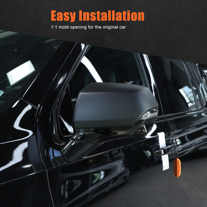 Matte Black Side Rearview Mirror Cover Caps For Cadillac Escalade 2021-2023 US 7