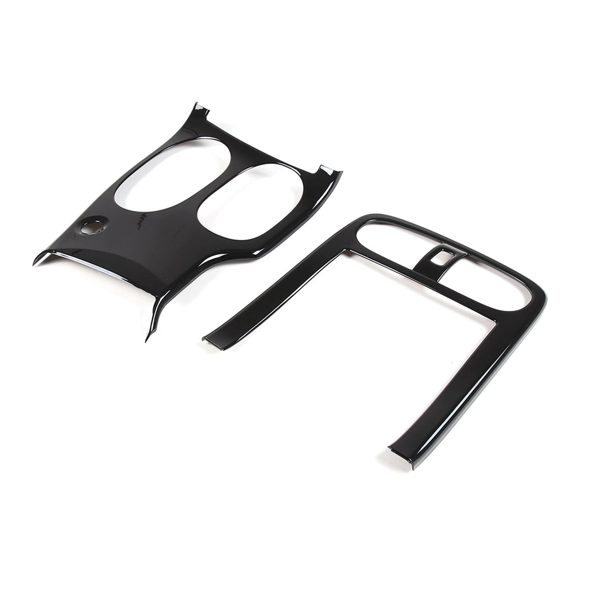 Glossy Black ABS Interior Full Center Console Trim Set For Corvette C6 05-13 US 5