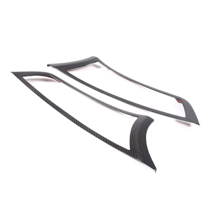 Real Carbon Fiber Inner Door Handle Frame Cover Trim For Jaguar F-TYPE 2013-2024 5