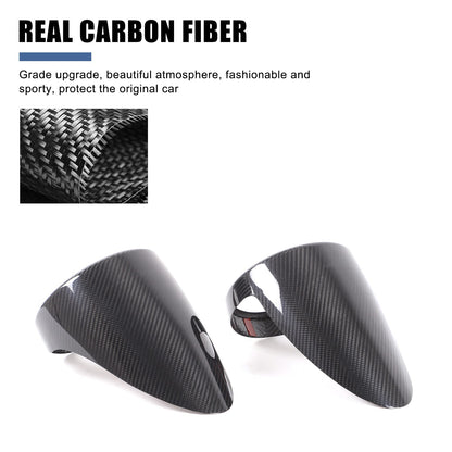 Real Dry Carbon Fiber Rear Tail Light Trunk Lamp Trim For Ferrari 458 2011-2016 6