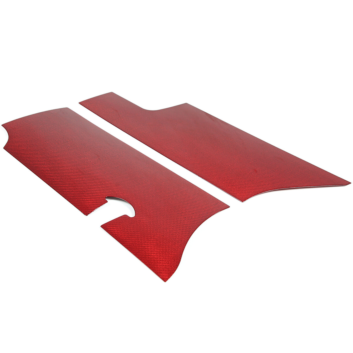 Red Real Carbon Fiber Engine hood Protection Cover Trim for corvette C6 05-13 6