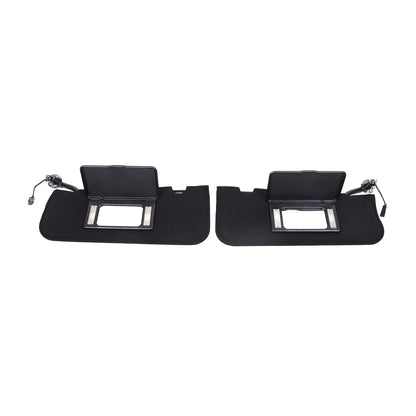 For Corvette C6 Sun Visors Sunvisor with Vanity Mirrors Pair with LED 2005-13 US 1