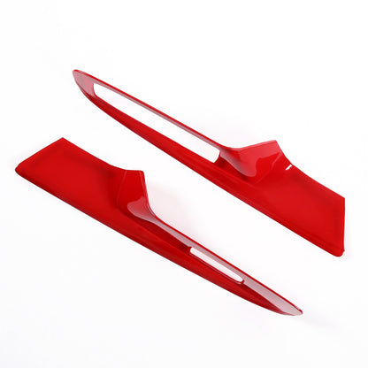 Red Full Interior Set Dash Panel Decor Cover Trim Kit For Corvette C8 2020-25 - Variants 6-10 58