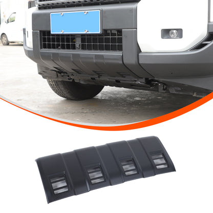 Matte Black Front Bumper Guard Plate Trim For Land Cruiser LC250 2024-2025 2