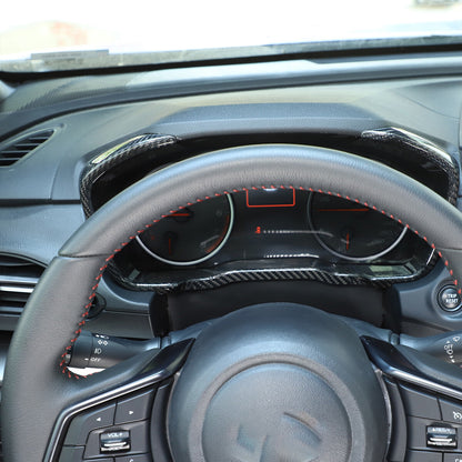 Real Carbon Fiber Center Instrument Panel Dash Trim For Subaru WRX VB 2022-2024 7