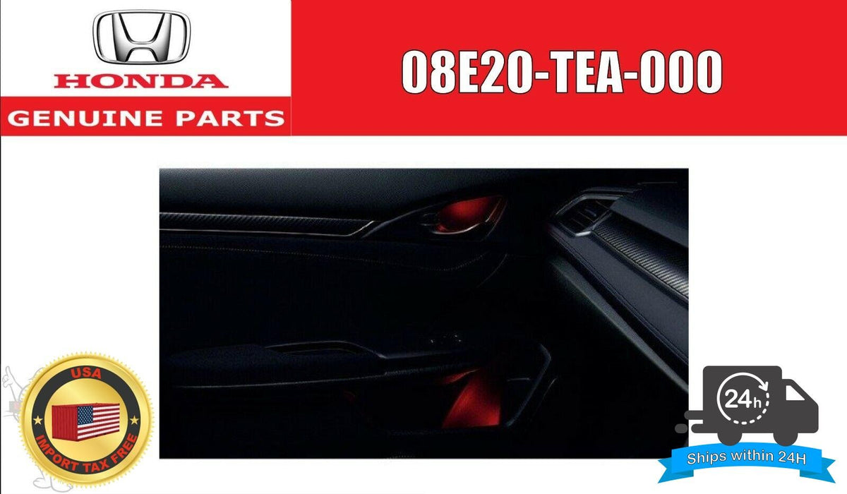 HONDA Genuine CIVIC Type-R FC1 FK7 FK8 Inner Door Handle RED LED LIGHT Kit OEM 1