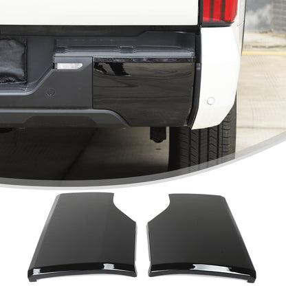 Glossy Piano Black Rear Bumper Panel Trim Cover For Toyota Tundra 2022+ US 1