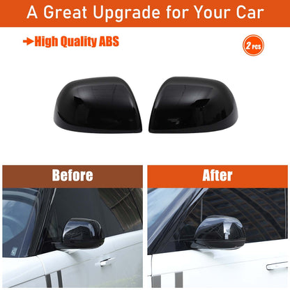 Glossy Piano Black Outer Mirror Trim For LR Range Rover Sport/Range Rover 2023+ 21