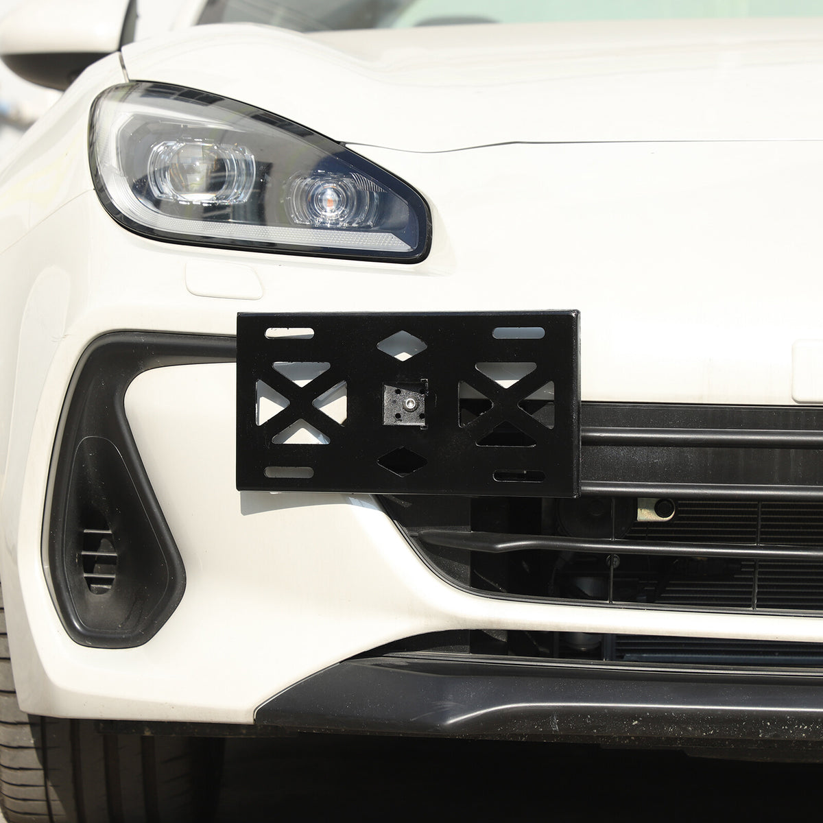 Front Bumper Tow Hook License Plate Mount Bracket For Subaru BRZ 2022+ 1