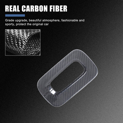 Real Carbon Fiber Gear Panel Base Trim Set For Nissan Z RZ34 400Z AT 23-2025 5