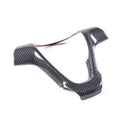 Real Carbon Fiber Interior Steering Wheel Cover Trim For Benz Smart Fortwo 09-15 18