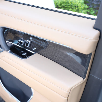 Honeycomb Carbon Fiber Interior Door Panel Trim For LR Range Rover Vogue L460 3